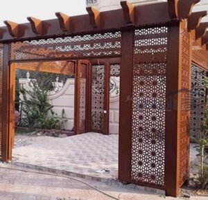 برجولات خشبية للبلكونات
